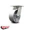 Service Caster 5 Inch Kingpinless Semi Steel Wheel Swivel Top Plate Caster SCC-KP30S520-SSR - alternate 2